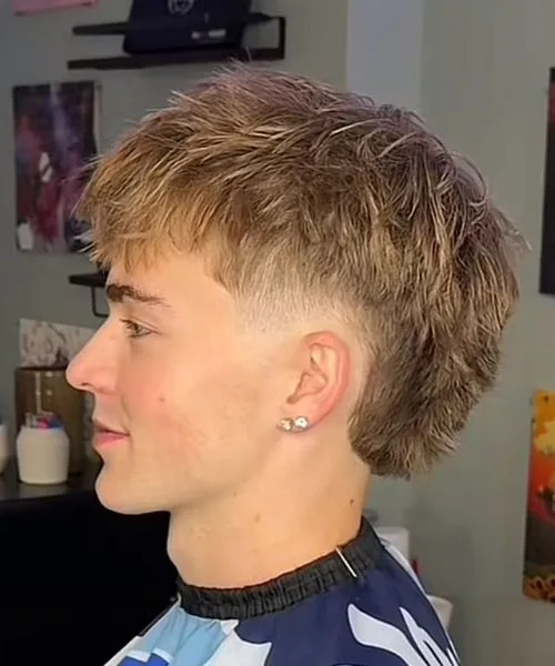 Mid Taper Modern Mullet