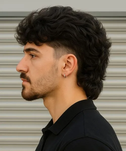 Modern Mullet with Low Taper Fade